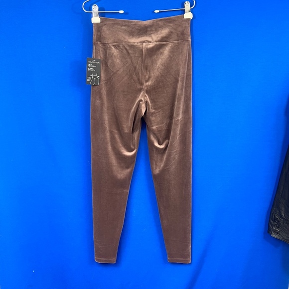 🔥2/$10 NWT |•INC•| COMPRESSION HIGH RECOVERY CONTOUR WAISTBAND VELOUR LEGGING - Picture 2 of 5